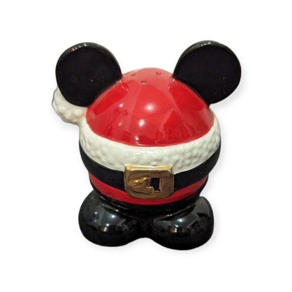 DISNEY PARK HOLIDAY COLLECTION SANTA MICKEY MOUSE SALT PEPPER SHAKER SET H - Picture 6 of 6